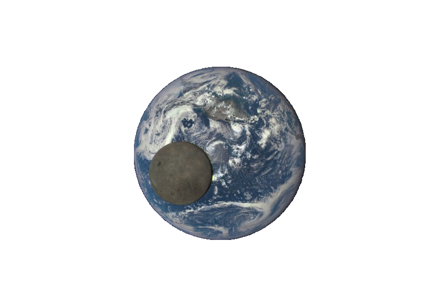 The Earth and Moon